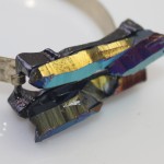 Titanium Rainbow Quartz Duo Crystal Bracelet